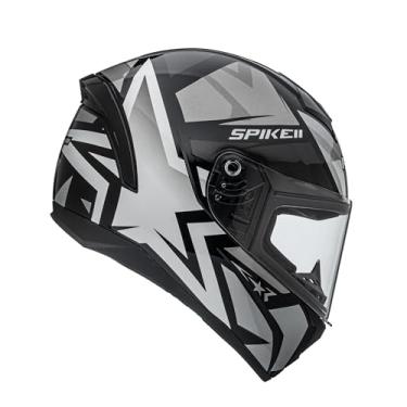 Imagem de Peels Capacete Moto Fechado Spike II 1ST Preto/Prata 62