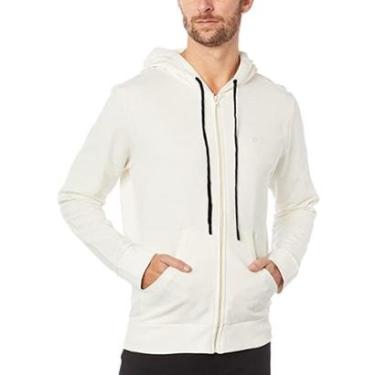 Imagem de Moletom Ellus Masculino Hoodie Full Zip Logo Off-White-Masculino