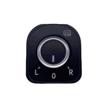 Imagem de Espelho retrovisor ajustável botão interrutor de controle botão compatível com Volkswagen VW Golf MK5 MK6 Jetta Tiguan CC Sharan Rabbit acessórios do carro(Without folding)