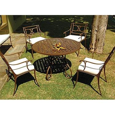 Imagem de Conjunto de Mesa Para Jardim Florença em Alumínio Fundido Unifer Móveis