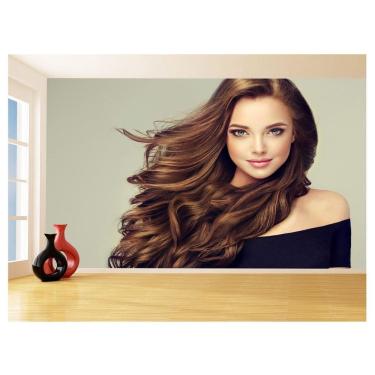 Imagem de Papel De Parede 3D Salão De Beleza Corte Cabelo 3,5M Slb28