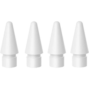 Imagem de Ponta de caneta para Apple Pencil: ponta fina de substituição compatível com iPad Air Mini Pro Apple Pencil 1ª geração e 2ª geração dicas - 4 pacotes