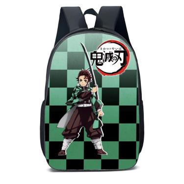 Imagem de Mochila Escolar Infanto Juvenil Anime Demon Slayer Tanjiro Novidades 0525-Unissex