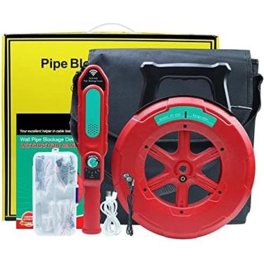 Imagem de Localizadores de tubos 20/30/40m Detector de bloqueio de tubos Testador de tubulação de água Scanner de parede Detector magnético de tubulação, Scanner de obstrução de tubos para detectar tu