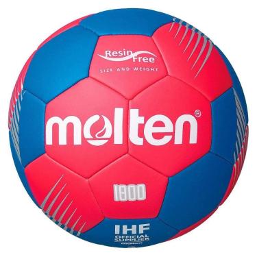 Imagem de Bola Molten Handball Hf1800 Rb Ihf Approved Sem Resina H2 Tamanho H1