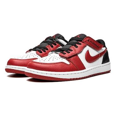 Imagem de Jordan Mens Jordan 1 Low FlyEase DM1206 163 - Size 10 White/Black/Gym Red