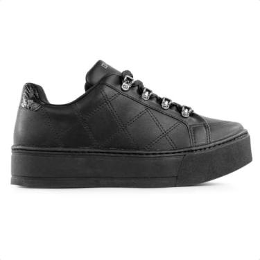 Imagem de Tênis Feminino Ramarim Sneaker Casual Preto/Preto 34