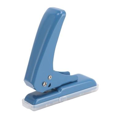 Imagem de Perfurador de Furo único Compacto de 5,5 Mm, Perfurador de Furo único Portátil Leve de Metal Com Caixa de Restos de Papel Móvel Antiderrapante, Capacidade de Perfuração de 40