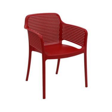Imagem de Cadeira Gabriela Vermelha Tramontina 92151/040