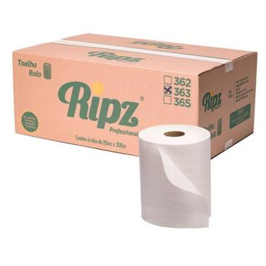 Imagem de Toalha Rolo RIPZ 200m com 6 Rolos de 32G