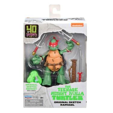 Imagem de Boneco Raph (Sketch) 11cm com Acessórios - Tartarugas Ninja - As Tarta