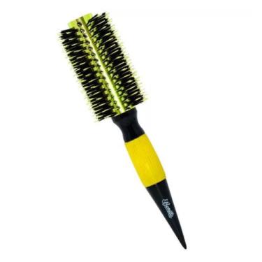 Imagem de Escova De Cabelo Em Alumínio Fosco 55mm Pop Colors Bonitta, Amarelo