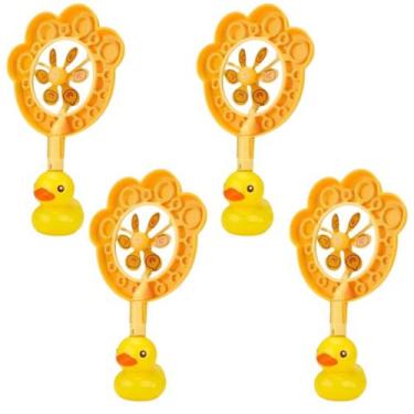 Imagem de kit 4 Brinquedos Bolha de Sabão Moinho giratorio para criança cata ven