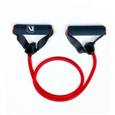 Imagem de Extensor Elástico 1 Via - Super Forte Liveup LS3201-SF, Vermelho