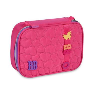 Imagem de Estojo Box Rebecca Bonbon Escolar Juvenil Meninas 100 Pens, Rosa