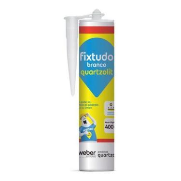 Imagem de Cola Fixtudo Branca Cola Embaixo D'agua Quartzolit 400g