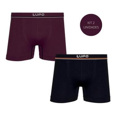 Imagem de Cuecas Boxer Box Masculinas Cueca Lupo Microfibra Sem Costura Adulto K