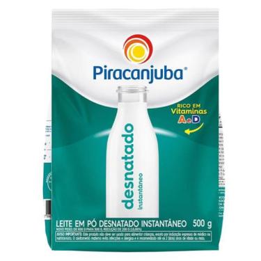 Imagem de Leite em Po Desnatado Instantaneo Piracanjuba 500g