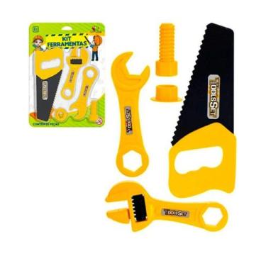Imagem de Kit Ferramenta Com 5 Acessórios Brinquedo Infantil Art Brink
