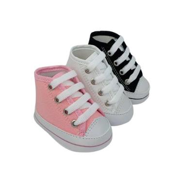 Imagem de Kit Com 3 Pares Sapatinho De Bebê Direto Da Fabrica do 13 Ao 18 - Drin