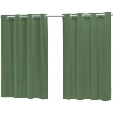 Imagem de Cortina Corta Luz Blackout Blecaute 2 80 X 1 60 - Cris Enxovais, Verde