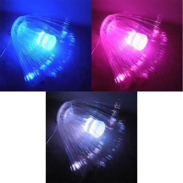 Imagem de Pisca Pisca Natal Fibra Otica Agua Viva RGB Festa Bivolt Natalino Led 