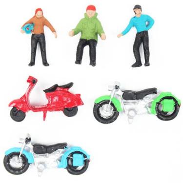 Imagem de Figuras Pessoas Para Maquete 1/100 06 Peças Minitec 1600 - Ferrorama, 