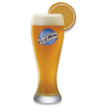 Imagem de Blue Moon XL Copo de cerveja de trigo 652 g | Conjunto de 2 copos de edição de barra