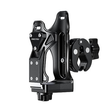 Imagem de iMESTOU Suporte de copo de motocicleta, suporte para garrafa de água ATV compatível com 50-90 mm de diâmetro. Copos de bebida, com braçadeira de metal de 1,2 cm a 4 cm, serve para bicicleta, scooter, carrinho de golfe, trator, cadeira de rodas...