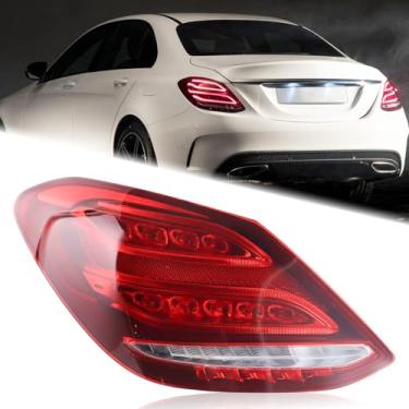 Imagem de KAMDKI Luz traseira de LED do lado esquerdo do motorista adequada para Mercedes Benz C300 C400 C63 AMG 2015 2016 2017 2018 LH 2059062002 MB2800145