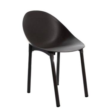 Imagem de Cadeira Pétala I`m In Cinza Konkret Grifit