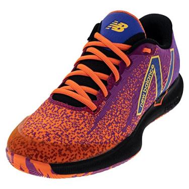 Imagem de New Balance Tênis masculino FuelCell 996 V4 Hard Court, Magenta Pop/Laranja vibrante, 39