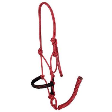 Imagem de Cabresto 7 nós Trançado SV39004 - Vermelho - Selaria Vertentes