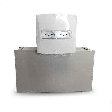 Imagem de Cofre tomada secreta tam. médio com gaveta interna e fundo falso - Cof