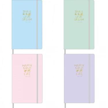 Imagem de Caderno Capa Dura Sem Pauta FITTO G HAPPY 80Folhas - Tilibra