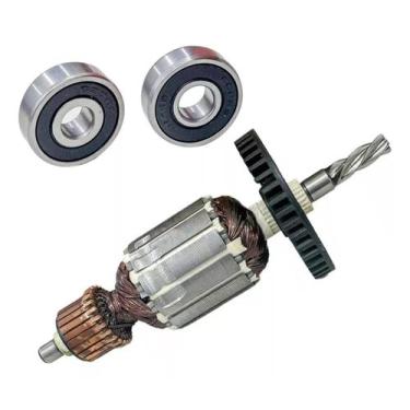 Imagem de Induzido + Rolamento P/ Furadeira Makita Mt811 220v - Bolte