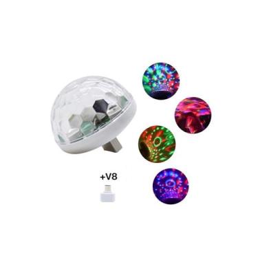 Imagem de Mini Globo De Luz Led Usb Small Magic Ball - Eletronica Castro