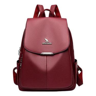 Imagem de Mochila Feminina Espaçosa Resistente Trabalho Passeio Viagem - Shopfit