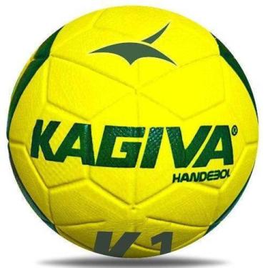 Imagem de Bola de Handebol Kagiva K1 Mirim, Amarelo, Azul