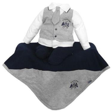 Imagem de Saida De Maternidade Paraiso Bebê Menino Gravata Cod 7555 - Paraíso, A