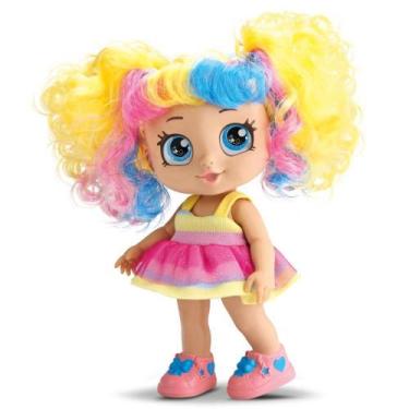 Imagem de Boneca MY BEST Pintura com Tinta e PET - Bee Toys, Rosa e Amarelo