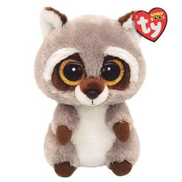 Imagem de Pelúcia Beanie Boos Ty 16 Cm - Guaxinim Oakie - Toyng