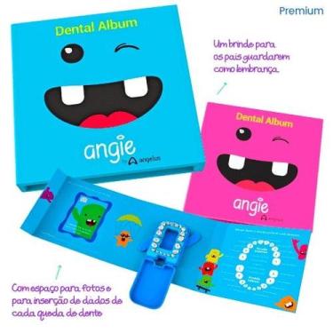 Imagem de Porta Dente de Leite Infantil Personalizável Angie  - NoBrand, Rosa