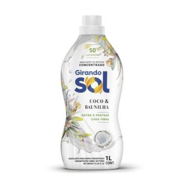 Imagem de Amaciante Concentrado Coco E Baunilha Girando Sol 1L, Amaciante De Rou