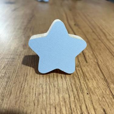 Imagem de 4 Ganchos de parede estrela infantil decoração bebê 4Esbb15c - Souveni
