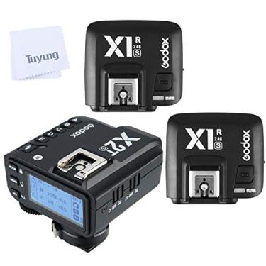 Imagem de Godox Disparador de flash sem fio X2T-S 2.4G TTL com receptor controlador 2X X1R-S, pode usar o controle remoto do aplicativo para smartphone, compatível com Sony a77 II a77 a99 ILCE-6000L a9 A7R