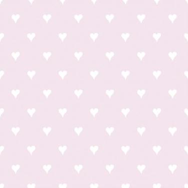 Imagem de Papel De Parede Adesivo Menina Infantil Rosa Coração - Criptonita, 10M