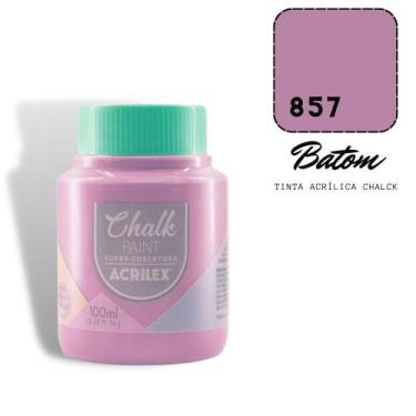 Imagem de Tinta Chalk Paint Acrilex 100ml 857 Batom
