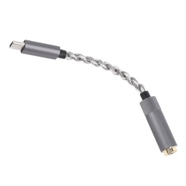 Imagem de Adaptador de Entrada de Fone de Ouvido USB Tipo C para 3,5 Mm, Cabo USB C para Dongle deAuxiliar, 384 KHz 32 Bits, Adaptador de Fone de Ouvido HiFi para Android, Win10, Win11, OS X