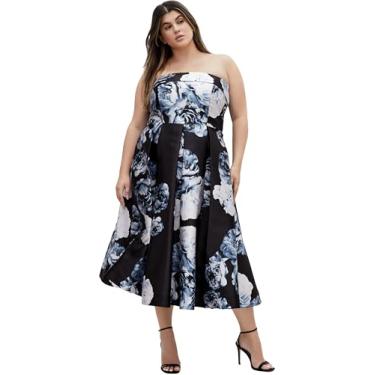 Imagem de City Chic Vestido feminino Citychic Plus Size Tiffany Bloom, Moody Rose, 52